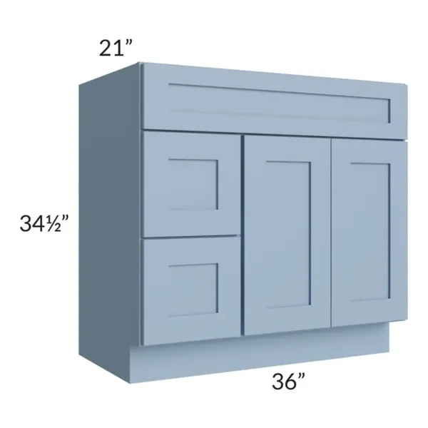 Sky Blue Bathroom Vanity