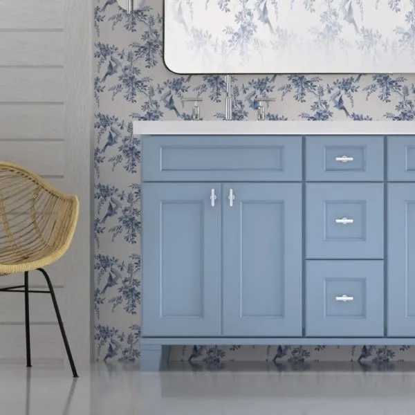 Sky Blue Bathroom Vanity