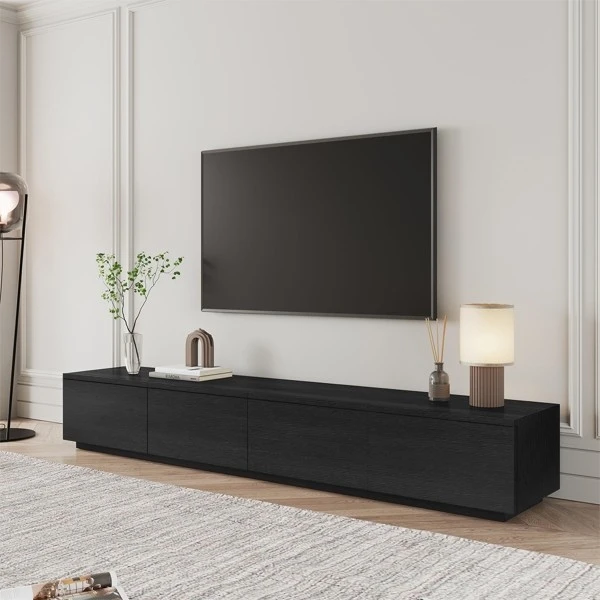 Black Wood TV Stand factory