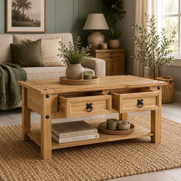Corona Pine Coffee Table