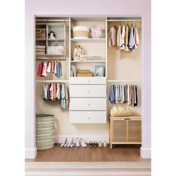 Grid 48 W 96 W Closet System Reach In Sets high quality