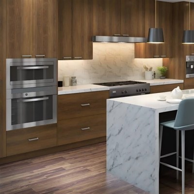 Natural Brown Kitchen Cabinets